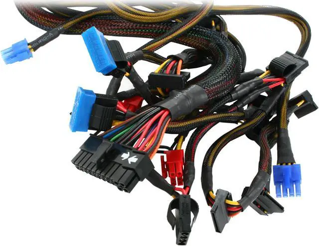 Alt view image 5 of 6 - PC Power and Cooling Silencer Mk II 500W High Performance SLI CrossFire ready Power Supply