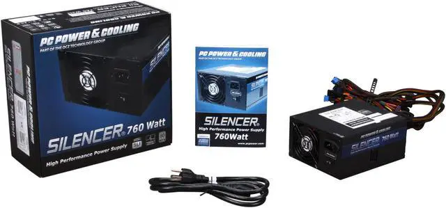 Alt view image 6 of 6 - PC Power and Cooling Silencer 760W High Performance 80PLUS Silver SLI CrossFire ready Power Supply