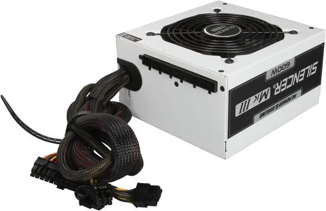 Alt view image 4 of 7 - PC Power & Cooling Silencer MKIII Series 600 Watt 80+ Bronze Semi-Modular Active PFC Industrial Grade ATX PC Power Supply (PPCMK3S600)