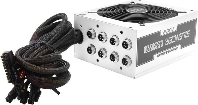 Alt view image 4 of 7 - PC Power & Cooling Silencer MKIII Series 1200 Watt 80+ Platinum Semi-Modular Active PFC Industrial Grade ATX PC Power Supply (PPCMK3S1200)
