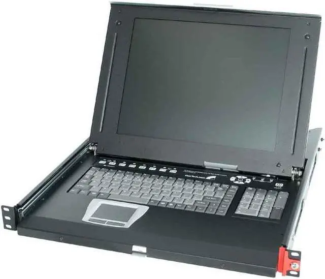 StarTech CABCONS16 1U DuraView LCD Rack/Cabinet Console with Integrated ...