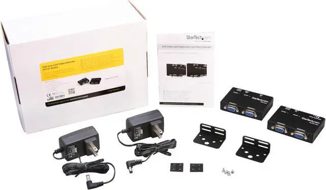 Alt view image 7 of 6 - StarTech.com ST121UTP VGA Video Extender over Cat5 (ST121 Series) - Up to 500ft (150m) - VGA over Cat 5 Extender - 2 Local and 2 Remote