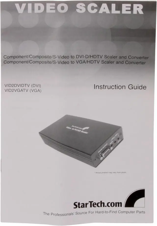 Alt view image 7 of 8 - StarTech.com VID2VGATV Composite and S-Video to VGA Video Converter