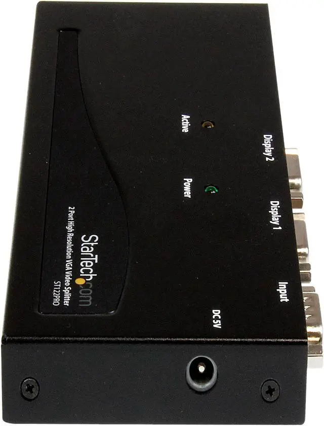 Alt view image 2 of 3 - StarTech.com 2 Port High Resolution VGA Video Splitter - 350 MHz ST122PRO
