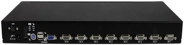 Alt view image 3 of 4 - StarTech.com SV831DUSB 8 Port 1U Rack Mount USB PS/2 KVM Switch with OSD
