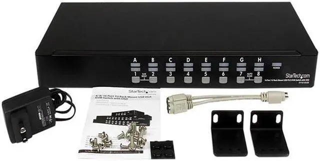 Alt view image 4 of 4 - StarTech.com SV1631DUSB 16 Port StarView USB Console KVM Switch with OSD