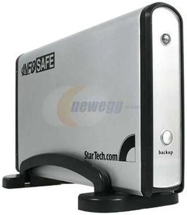 Main image of StarTech IDECASE35U2B Aluminum 3.5" Silver USB 2.0 One Button IDE External Hard Drive Enclosure