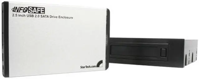 Main image of StarTech 2.5in SATA External Hard Drive Enclosure w/ 3.5/5.25 Front Drive Bay