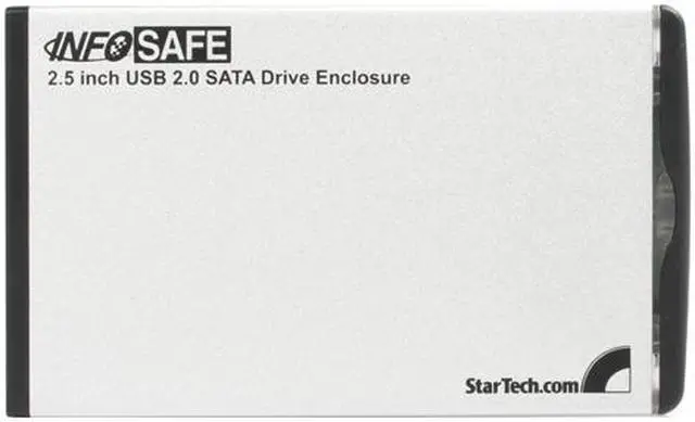 Alt view image 2 of 10 - StarTech 2.5in SATA External Hard Drive Enclosure w/ 3.5/5.25 Front Drive Bay