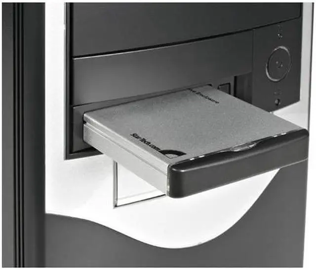 Alt view image 10 of 10 - StarTech 2.5in SATA External Hard Drive Enclosure w/ 3.5/5.25 Front Drive Bay