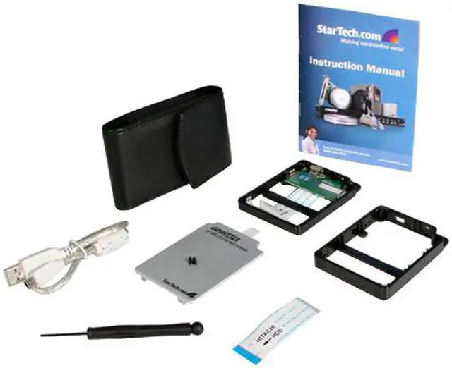 Alt view image 4 of 5 - StarTech.com IDE1810U2Z Aluminum 1.8" IDE USB 2.0 External Hard Drive Enclosure for LIF/ZIF HDD