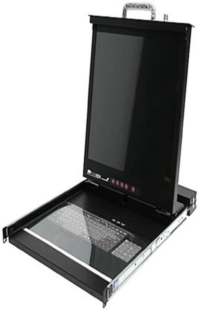 Alt view image 3 of 6 - StarTech.com RACKCONS1916 1U 19" Folding Rackmount LCD Console with 16 Port Multi-Platform KVM