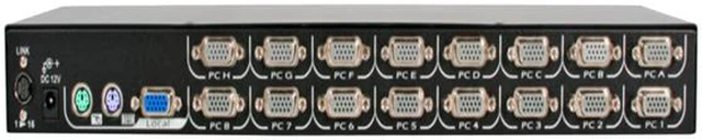 Alt view image 5 of 6 - StarTech.com RACKCONS1916 1U 19" Folding Rackmount LCD Console with 16 Port Multi-Platform KVM