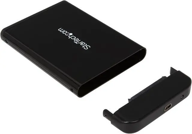 Alt view image 5 of 6 - StarTech.com Aluminum 2.5in Black USB 2.0 External Hard Drive Enclosure for SATA HDD (SAT2510BU2)