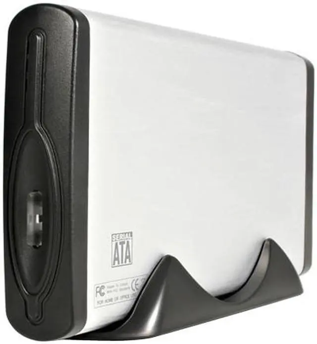 Main image of StarTech.com InfoSafe SAT3510U2B Aluminum 3.5" Silver SATA USB 2.0 External Enclosure With One Button Backup