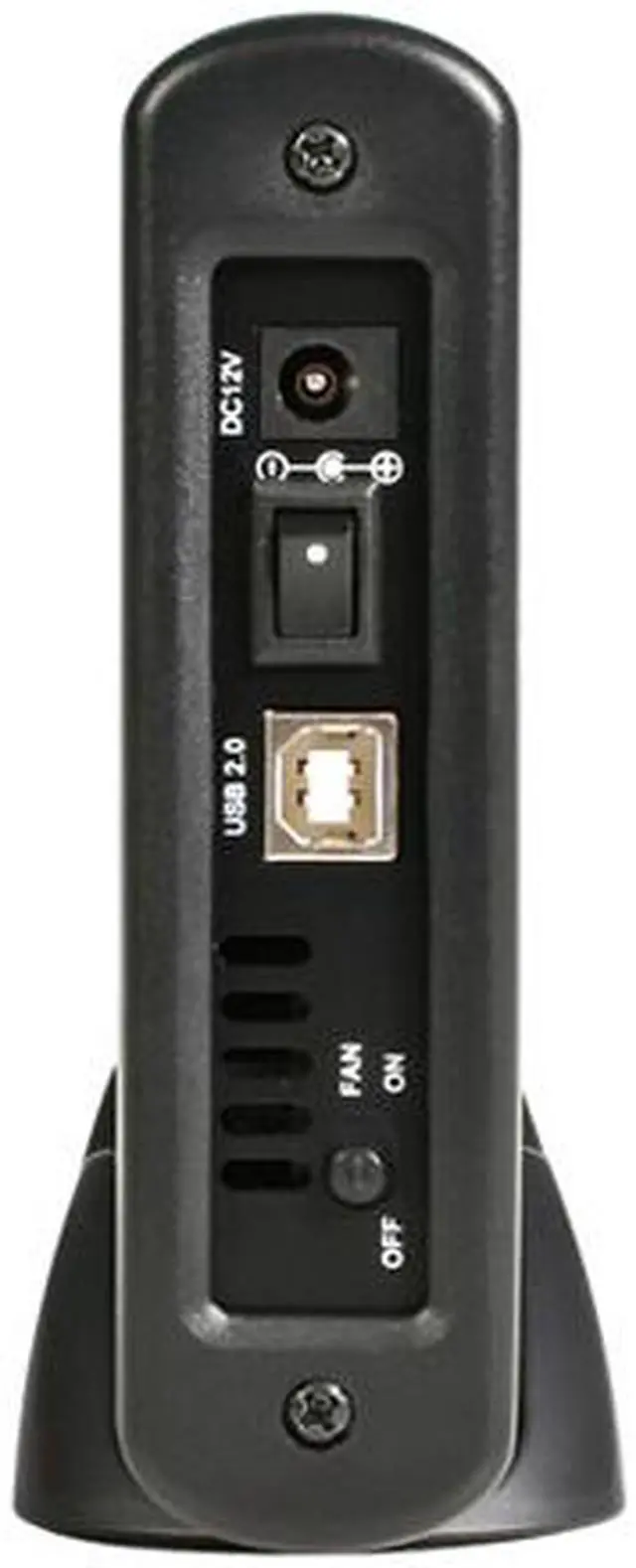 Alt view image 4 of 7 - StarTech.com InfoSafe SAT3510U2B Aluminum 3.5" Silver SATA USB 2.0 External Enclosure With One Button Backup