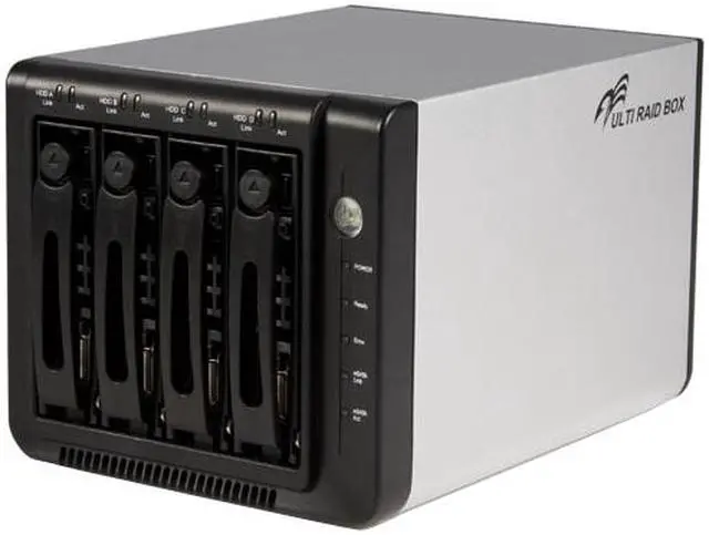 Main image of StarTech 3.5in 4 Drive eSATA RAID External Hard Drive Enclosure w/ Controller