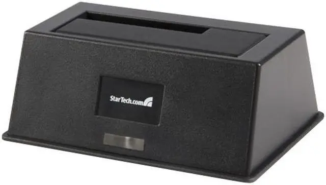 Main image of StarTech.com SATADOCKU2 2.5" & 3.5" Black SATA I/II USB 2.0 External Hard Drive Docking Station