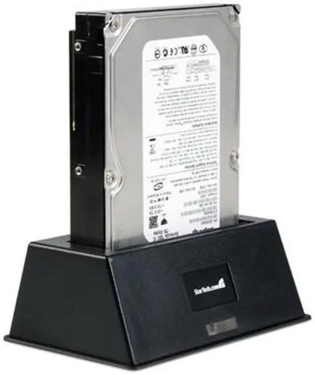 Alt view image 4 of 6 - StarTech.com SATADOCKU2 2.5" & 3.5" Black SATA I/II USB 2.0 External Hard Drive Docking Station