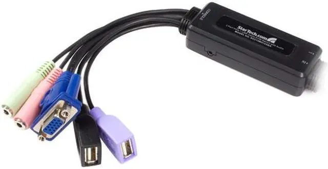 Alt view image 2 of 5 - StarTech.com SV215MICUSBA 2 Port USB VGA KVM Switch with Audio