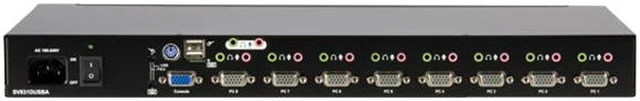 Alt view image 2 of 3 - StarTech.com SV831DUSBA 8 Port Rack Mount USB VGA KVM Switch with Audio