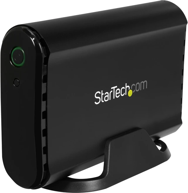 Main image of 3.5in Black eSATA USB 2.0 to IDE SATA External Hard Drive Enclosure