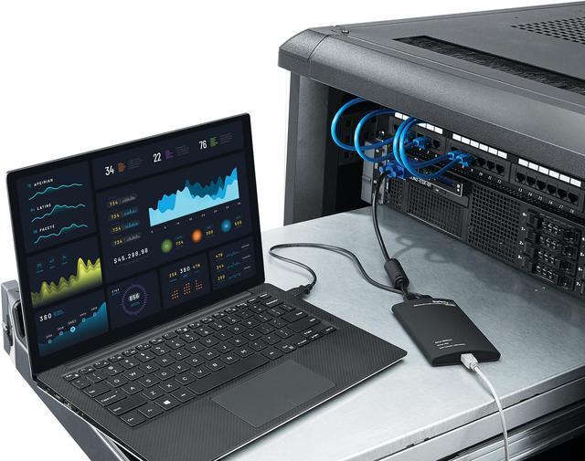 Alt view image 3 of 7 - StarTech.com NOTECONS01 KVM Console to USB 2.0 Portable Laptop Crash Cart Adapter - Laptop KVM Server Console Adapter