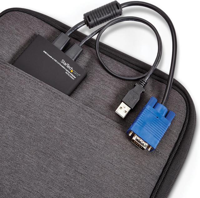 Alt view image 5 of 7 - StarTech.com NOTECONS01 KVM Console to USB 2.0 Portable Laptop Crash Cart Adapter - Laptop KVM Server Console Adapter