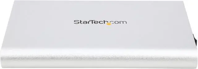 Alt view image 2 of 7 - StarTech.com SAT2510SCB 2.5" Silver SATA USB 2.0 External Enclosure