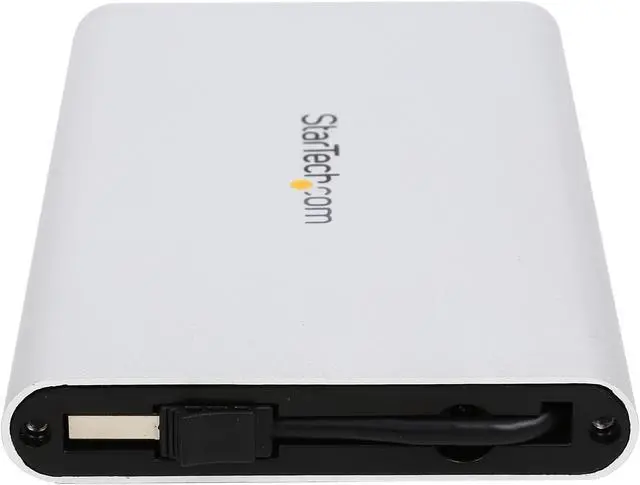 Alt view image 3 of 7 - StarTech.com SAT2510SCB 2.5" Silver SATA USB 2.0 External Enclosure