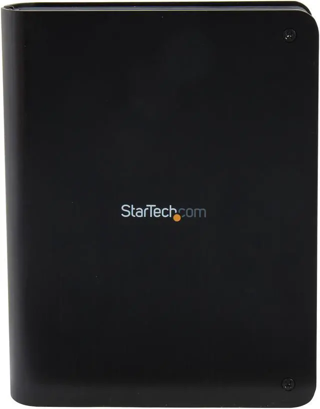 Alt view image 3 of 6 - StarTech SAT3510BU3 Aluminum / Plastic 3.5" BlackSuperSpeed USB 3.0 SATA Hard Drive Enclosure w/ Fan