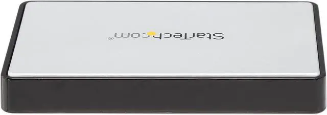 Alt view image 4 of 6 - StarTech SAT1810U2 Aluminum / Plastic 1.8" Black / Silver USB to Micro SATA Hard Drive Enclosure