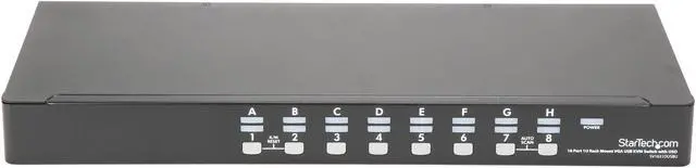 Alt view image 2 of 6 - StarTech.com SV1631DUSBU 16 Port 1U Rack Mount USB KVM Switch