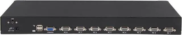 Alt view image 3 of 4 - StarTech.com SV831DUSBU 8 Port 1U Rack Mount USB KVM Switch with OSD