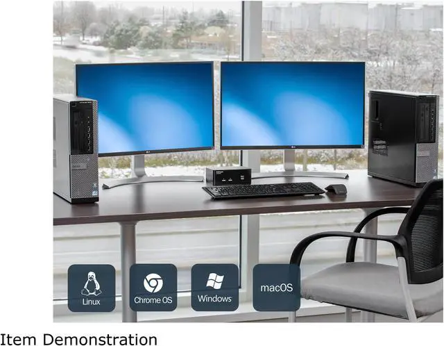 Alt view image 7 of 7 - StarTech.com SV231DPDDUA 2 Port Dual DisplayPort USB KVM Switch with Audio & USB 2.0 Hub