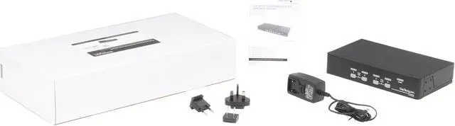 Alt view image 4 of 4 - StarTech.com SV431DUSBU 4 Port 1U Rack Mount USB KVM Switch with OSD