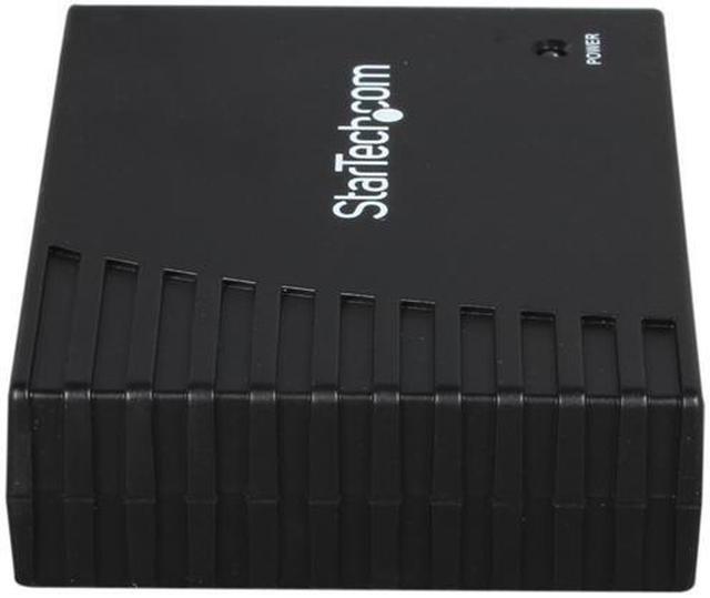 Alt view image 3 of 6 - StarTech.com ST4300USB3 4 Port USB 3.0 Hub - 4 x SuperSpeed USB 3.0 - Black - Compact - USB 3 Hub - USB Splitter - Powered USB 3.0 Hub - USB Extender