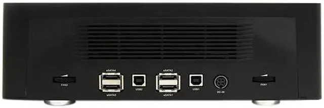 Alt view image 3 of 5 - StarTech.com SATDOCK4U2E Plastic 2.5" & 3.5" Black SATA II USB 2.0 & eSATA 4 Bay eSATA USB 2.0 to SATA Hard Drive Docking Station for 2.5/3.5 HDD