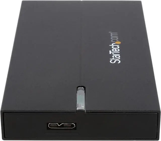 Alt view image 3 of 7 - StarTech.com 2.5in SuperSpeed USB 3.0 SATA Aluminum / Plastic Hard Drive Enclosure - 9.5/12.5mm HDD