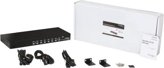 Alt view image 4 of 5 - StarTech.com SV831DVIU 8 Port 1U Rackmount DVI USB KVM Switch - USB DVI KVM Switch - DVI KVM Switch - USB KVM Switch