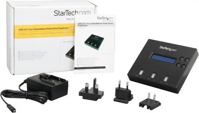 Alt view image 7 of 6 - StarTech USBDUP12 1:2 Standalone USB 2.0 Flash Drive Duplicator and Eraser - USB Stick Duplicator - Flash Drive Copier - USB Flash Drive Eraser