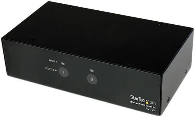 Main image of StarTech.com 2 Port SuperSpeed USB 3.0 VGA KVM Switch with Audio and Cables