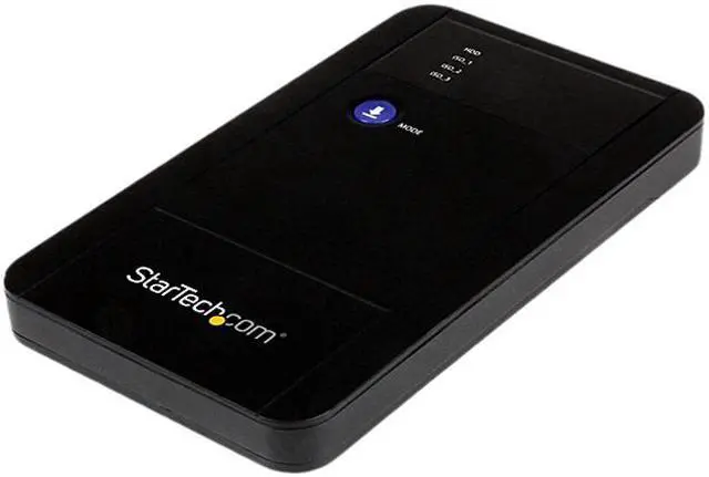 Main image of StarTech.com 2.5-Inch USB 3.0 External SATA Hard Drive Enclosure with Virtual Blu-ray/DVD/CD Rom Drive (S2510BU3ISO)