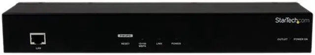 Alt view image 2 of 4 - StarTech SV1108IPPOW 1 Port Server Remote Control IP KVM Switch w/ IP Power Control and Virtual Media
