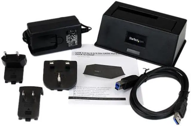 Alt view image 3 of 3 - StarTech.com USB 3.0 SATA III Hard Drive Docking Station SSD / HDD with UASP - 2.5/3.5" USB 3.0 SATA I/II/III SSD / HDD Dock with UASP