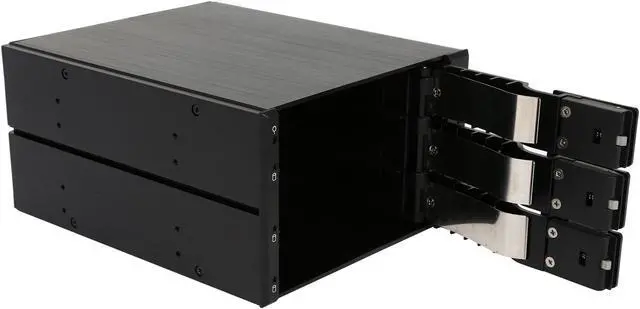 Alt view image 5 of 6 - StarTech.com HSB3SATSASBA 3 Bay Aluminum Trayless Hot Swap Mobile Rack Backplane for 3.5in SAS II/SATA III - 6 Gbps HDD