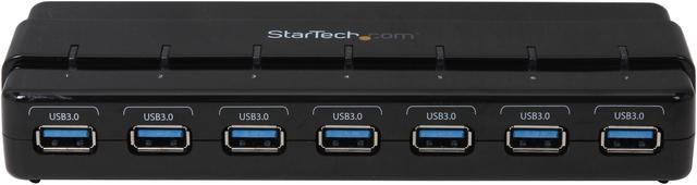  StarTech.com 7 Port USB 3.0 Hub – Up To 5 Gbps – 7 x USB –  Universal Multi Port USB Extender for Your Desktop – USB Powered  (ST7300USB3B) : Electronics
