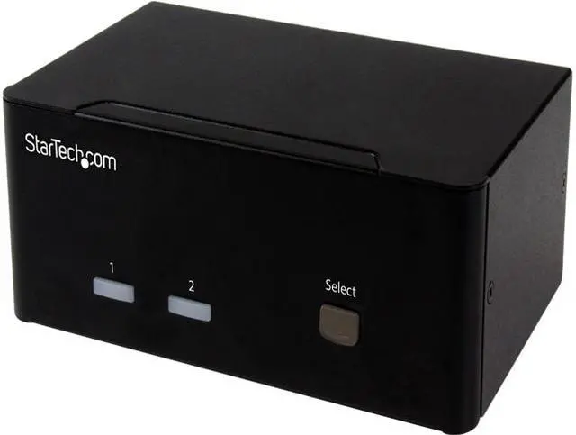 Main image of StarTech.com 2-port KVM Switch with Dual VGA and 2-port USB Hub - USB 2.0