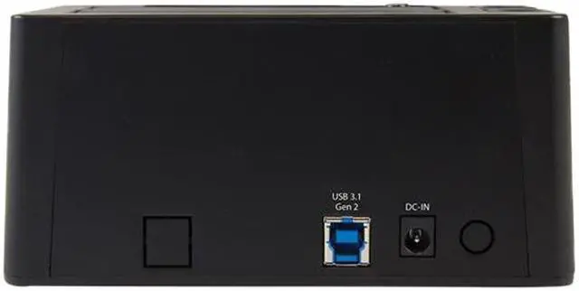 Alt view image 2 of 4 - StarTech.com SDOCK2U313 USB 3.1 Gen 2 (10Gbps) Dual-Bay Dock for 2.5"/3.5" SATA SSD/HDDs - Supports SATA I, II, III and UASP - Top-loading