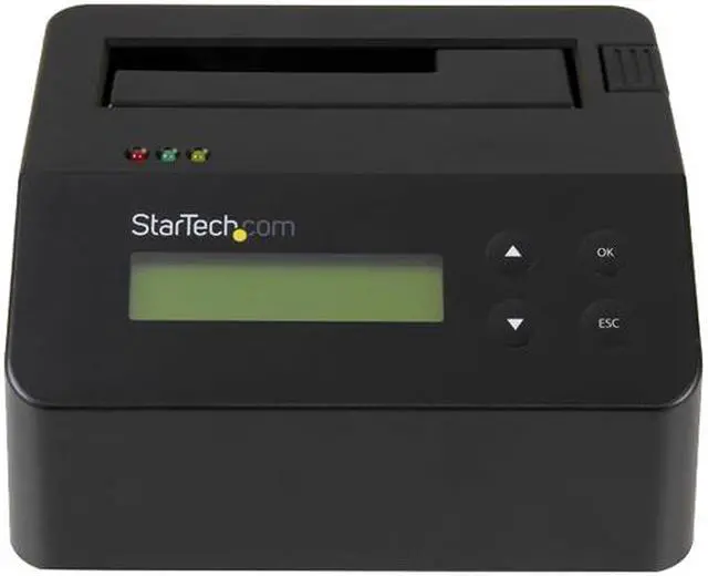 Alt view image 2 of 4 - StarTech.com SDOCK1EU3P USB 3.0 Standalone Eraser Dock for 2.5" and 3.5” SATA SSD/HDD Drives - Secure Drive Erase with Receipt Printing - SATA I/II